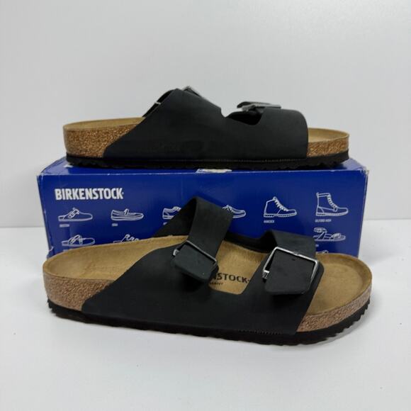 NIB • Birkenstock Arizona Oiled Leather Size:42 L11/M9 Normal Width - Picture 3 of 8